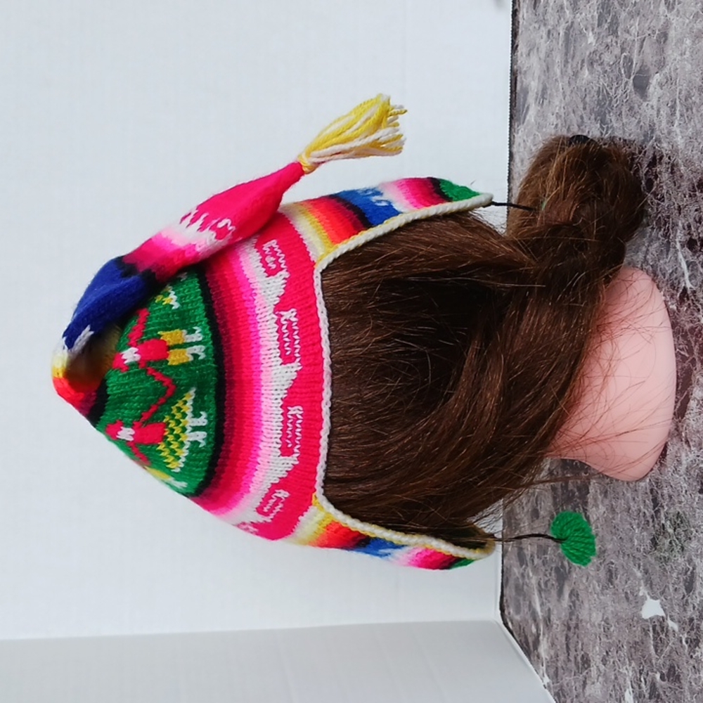 Peruvian Chulla Winter hat - Picture 3 of 9